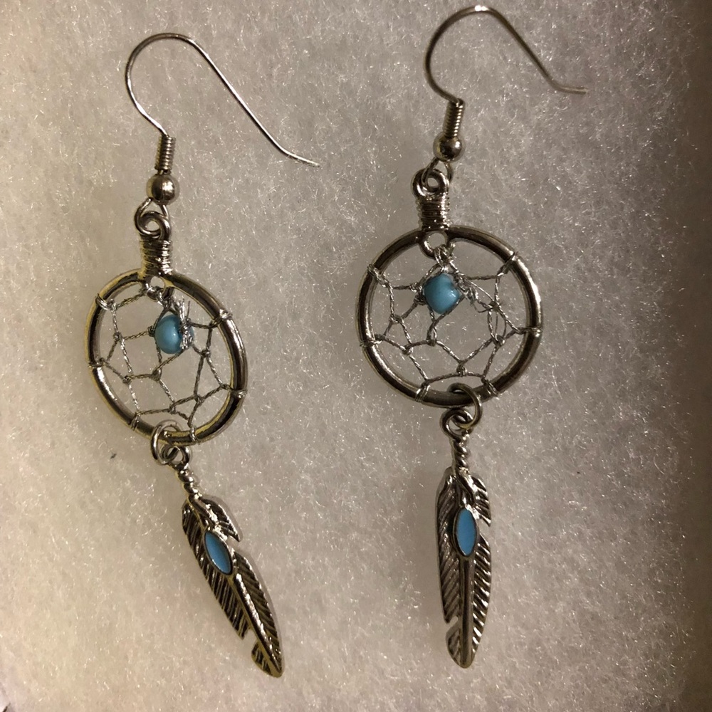 Dream catcher earrings